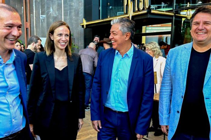 Gutiérrez, Gaido y Figueroa presentaron en Buenos Aires la Fiesta de la Confluencia